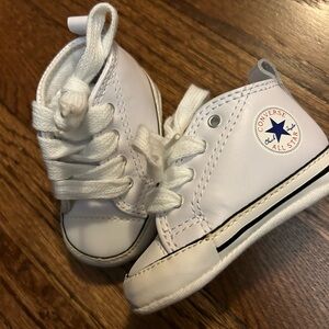 Converse Baby shoes size 1 white